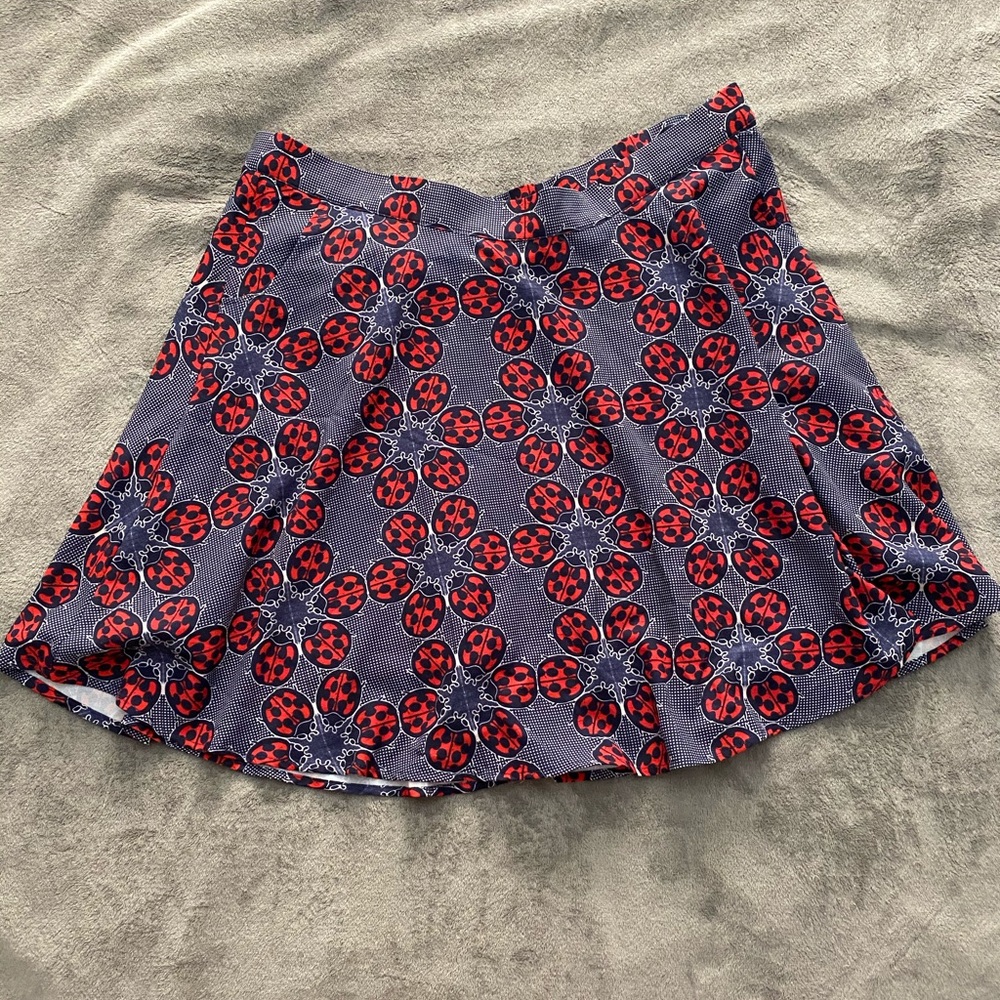 Modcloth Ladybug Skater Skirt XL